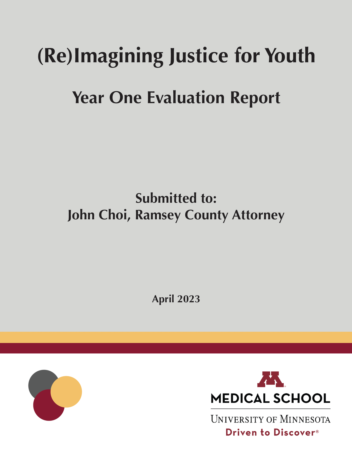 (Re)Imagining Justice for Youth YR 1 Report